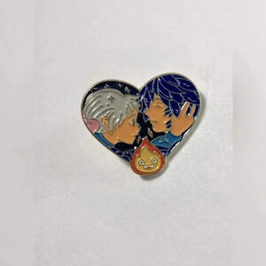 Studio Ghibli - Howl’s Moving Castle  - Sophie & Howl Heart Pin ❤️‍🩹🏰